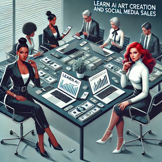 Learn AI Art Creation and Social Media Sales